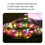 JSK-L20 Outdoor Camping Lamp LED Tent Atmosphere Light String - Image 6