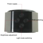 JSK-C38 Rechargeable Double Side Lighted Magnetic Wall Lamp Remote Control Night Light - Image 4