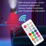 JSK-C38 Rechargeable Double Side Lighted Magnetic Wall Lamp Remote Control Night Light - Image 9
