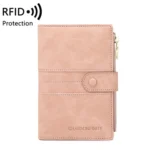 RFID Anti-theft Multi-card Slot Document Bag Multifunctional Zipper Travel Passport Bag