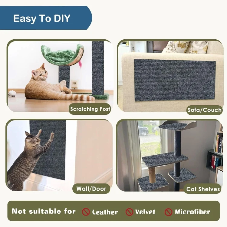 TBD06047859_B5.webp Trimmable Self-Adhesive Cat Scratching Mat DIY Climbing Cat Scratcher - Image 6