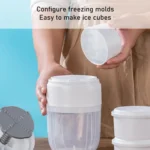 Small Manual Shaved Ice Machine DIY Home Smoothie Maker - Image 6