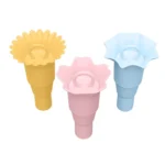 Foldable Silicone Ice Cream Cone Kids Multifunctional Anti-Dirty Hands Anti-Leak Ice Cream Holder