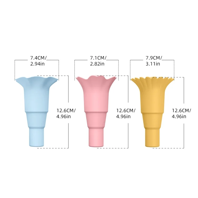 TBD06047892_B4.webp Foldable Silicone Ice Cream Cone Kids Multifunctional Anti-Dirty Hands Anti-Leak Ice Cream Holder - Image 5