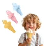 Foldable Silicone Ice Cream Cone Kids Multifunctional Anti-Dirty Hands Anti-Leak Ice Cream Holder - Image 8