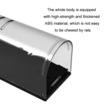 Household Transparent Plastic Highly Sensitive Automatic Pedal Mousetrap - Image 5