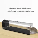 Household Transparent Plastic Highly Sensitive Automatic Pedal Mousetrap - Image 6