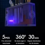 UV Disinfection Drying Knife Chopsticks Storage Holder - Image 4