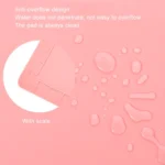 50x40cm Silicone Double Bowl Painting Pad Graffiti Oil Painting Mat Erasable and Washable Silicone Pad - Image 7