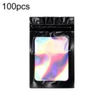 100pcs Laser Shaded Self-Sealing Bag Jewelry Closure Packaging Bags