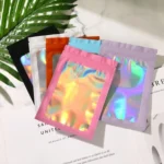 100pcs Laser Shaded Self-Sealing Bag Jewelry Closure Packaging Bags - Image 2