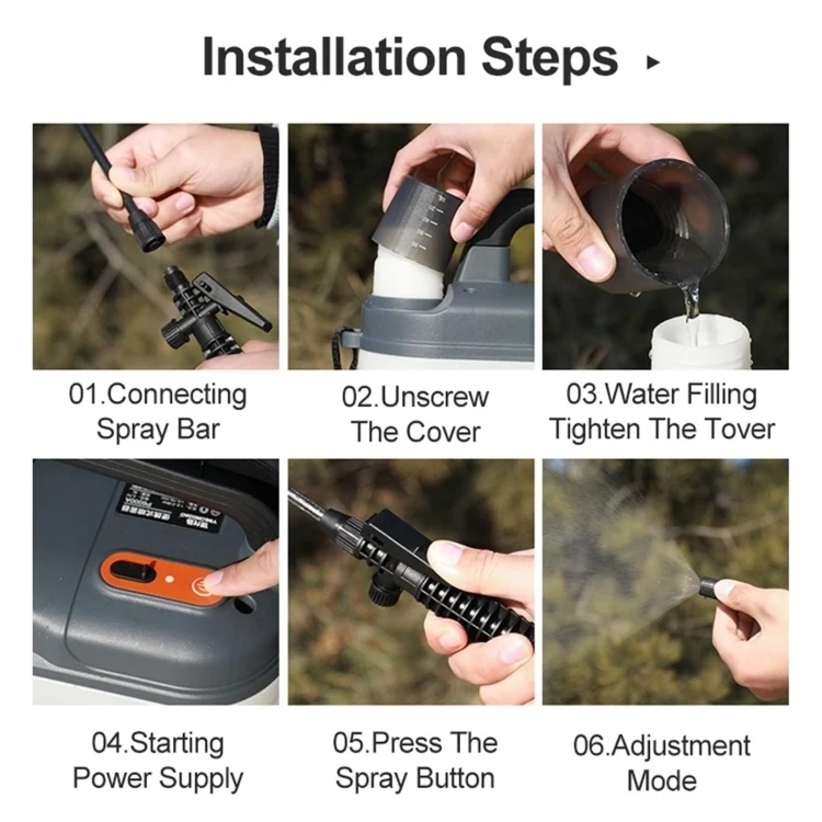 TBD06047972_10.webp 4L Electric Sprayer Agricultural Atomizer Built-In 2000mAh Rechargeable Battery - Image 11