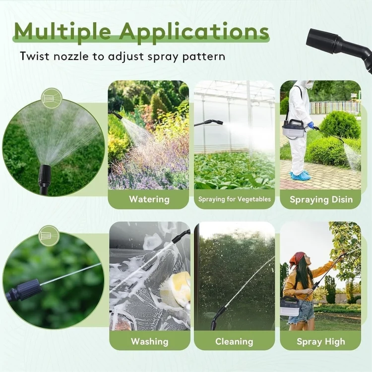 TBD06047972_8.webp 4L Electric Sprayer Agricultural Atomizer Built-In 2000mAh Rechargeable Battery - Image 9