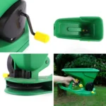 Hand-Powered Seed Spreader for Fertilizer, Salt, Ice Melt Gardens Lawns Small Farms Tool - Image 3