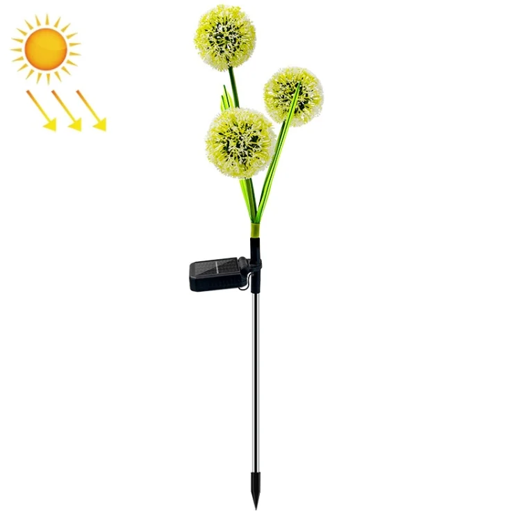 Dandelion Lawn Ground Plug Light Decoration Outdoor Solar LED Garden Lights