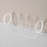 Book Riser Stand Desktop Book Storage Shelf Student Transparent Book Holder