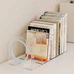 Book Riser Stand Desktop Book Storage Shelf Student Transparent Book Holder - Image 2