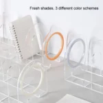 Book Riser Stand Desktop Book Storage Shelf Student Transparent Book Holder - Image 4