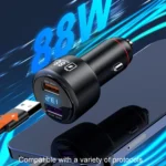 Vehicle Mini Fast Charging Charger Car One To Two Cigarette Lighter - Image 12