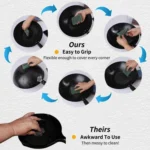 Stainless Steel High Temperature Resistant Silicone Brush Pot Cleaning Supplies - Image 7