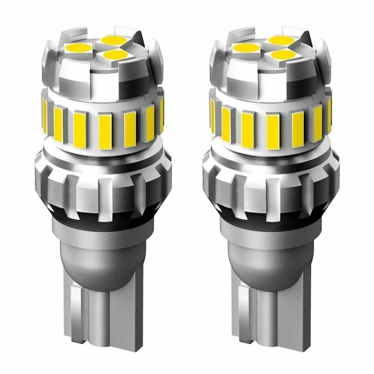 2pcs T10 3030+4014 18LED Constant Current Decoder Indicator Light Reversing Light