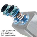 JSK-L30 Bluetooth Speaker Atmosphere Alarm Clock Regularly Wake Up APP Smart Home Charging Night Light - Image 8