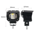 Motorcycle Strong Light With Lens Spotlight Electrical Bike Conversion Spotlight Paving Light - Image 3