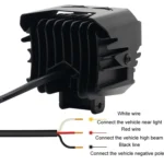 Motorcycle Strong Light With Lens Spotlight Electrical Bike Conversion Spotlight Paving Light - Image 4
