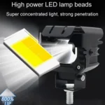 Motorcycle Strong Light With Lens Spotlight Electrical Bike Conversion Spotlight Paving Light - Image 7