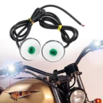 2pcs 23mm Motorcycle Eagle Eye Light Reverse Rearview Mirror Spotlight - Image 2
