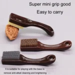 2pcs Amber Handle Walnut Diamond Olive Coloring Tool - Image 3