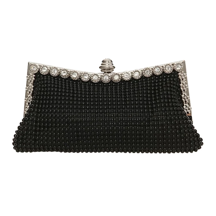 TBD0604816701A.webp Aluminum Beads Rhinestone Evening Bag Ladies Banquet Evening Clutch Bag - Image 1