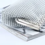 Aluminum Beads Rhinestone Evening Bag Ladies Banquet Evening Clutch Bag - Image 6