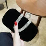 U-Shape Embellished Evening Bag Ladies Banquet Evening Clutch Bag - Image 8