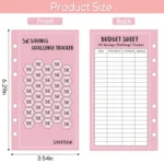 Savings Challenge Trackers A6 Money Saving Budget Planner Cards - Image 3
