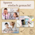 A6 German Loose Leaf Cash Budget Notebook Crocodile Pattern Macaron PU Leather Budget Planner - Image 5