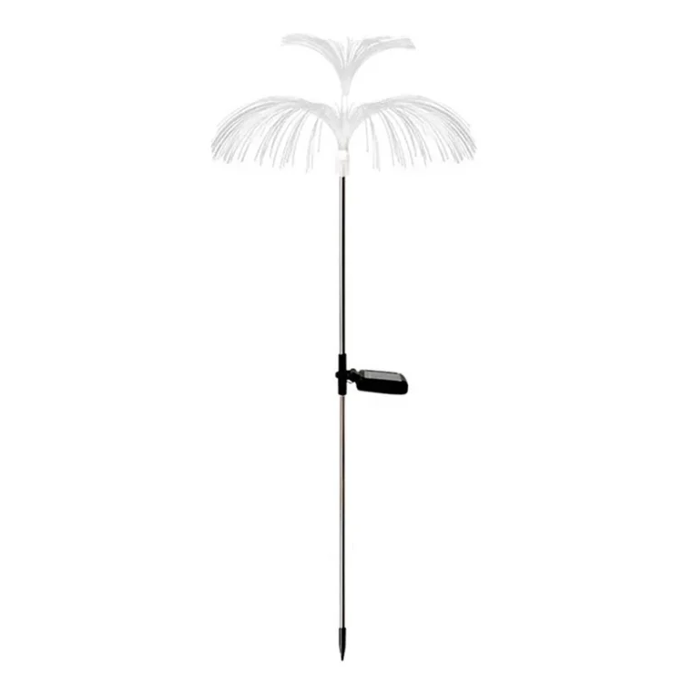 Solar Fiber Optic Light Double Layer Jellyfish Light LED Outdoor Garden Decoration Atmosphere Lamp