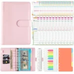 A6 Macaron Loose-Leaf Weekly Plan Monthly Plan Notebook PU Leather Multi-Function Storage Handbook