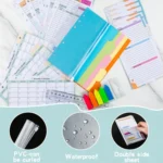 A6 Macaron Loose-Leaf Weekly Plan Monthly Plan Notebook PU Leather Multi-Function Storage Handbook - Image 4