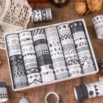 60rolls /Set 1.5cm x 2m Washi Tape Set For Scrapbooking Supplies Art Craft Tape