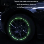 For 2024 Tesla Model 3 Half Hemming Luminous Hubcaps - Image 4