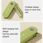Folding Storage Kitchen Home Cutting Knife Outdoor Portable Stainless Steel Fruit Plane Peeling Device - Image 7