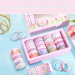 20rolls /Box Art Animals Flowers Washi Tape Set DIY Scrapbook Stickers - Image 5