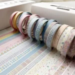 20rolls /Box 0.7cm x 3m Split Thin Washi Tape Set DIY Scrapbook Stickers - Image 3