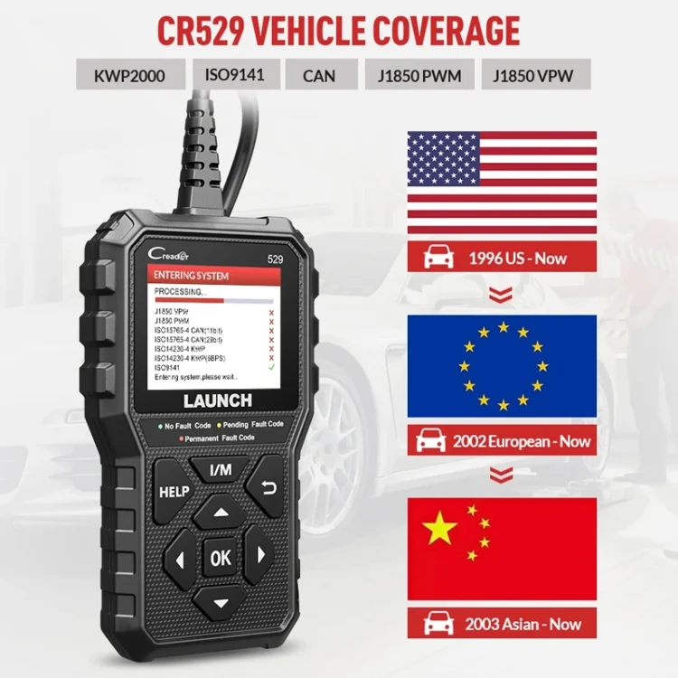 TBD06048252_B7.webp Launch Creader CR529 OBD2 Car Engine Fault Tester Code Scanner - Image 8