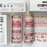 10rolls /Box Combined Washi Tape Set DIY Scrapbook Stickers 1.5cmx4+1cmx6 - Image 3