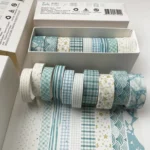 10rolls /Box Combined Washi Tape Set DIY Scrapbook Stickers 1.5cmx4+1cmx6 - Image 4