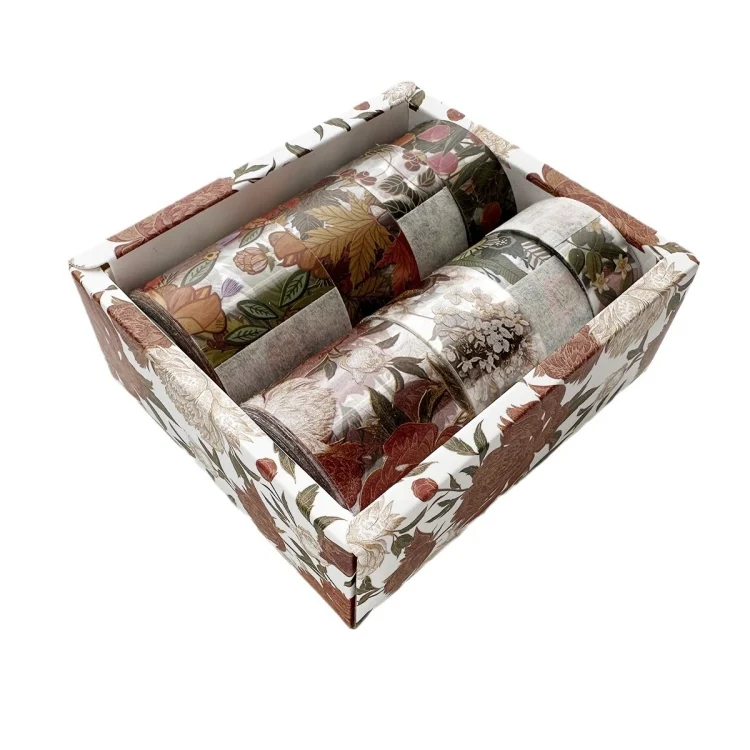 TBD06048255_B5.webp 8rolls /Box  Ancient Style Transparent PET Tape Set for Journaling 3cm x 2+2cm x 2+1.5cm x 4 - Image 6