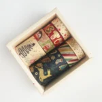 8rolls /Box Christmas Gold Foil Washi Tape Set for Journaling DIY Crafts 3cm x 2+1.5cm x 4+1cm x 2 - Image 6