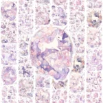 5cm X 5m (150cm Pattern Length Loop) Washi Tape Cute Girl Heart Diary Tape